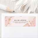 Search for business return address labels Feminine girly