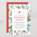 Search for holly seasonal invitations Festive