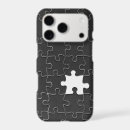 Search for puzzle iphone cases Black