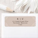 Search for taupe return address labels Beige