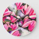 Search for magnolia clocks Watercolor flowers