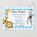 Search for zebra baby boy shower invitations Blue
