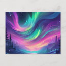 Search for aurora borealis postcards Mountains