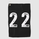 Search for football golf towels Number