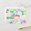 Search for coffee postcards Colourful