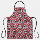 Search for retro geometric patterns aprons Abstract