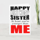 Search for sister birthday cards Cute