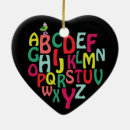 Search for alphabet christmas tree decorations Teacher