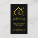 Search for sparkling clean business cards Housekeeper