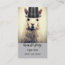 Search for alpaca business cards Cute