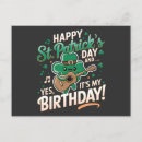 Search for shamrock birthday cards Leprechaun