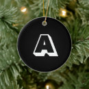 Search for alphabet christmas tree decorations Initial