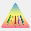 Search for rainbow pencils stickers Drawing