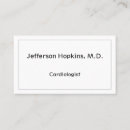 Search for cardiologist business cards Plain