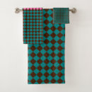 Search for teal and brown bathroom accessories Retro