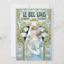 Search for art nouveau invitations Woman