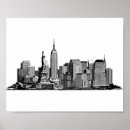 Search for new york city skyline posters America