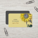 Search for sunflower business cards Stylish