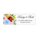 Search for red and blue wedding return address labels Summer