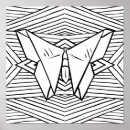 Search for black and white butterfly posters Abstract