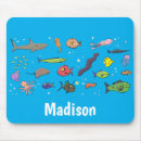 Search for sea creatures mousepads Ocean