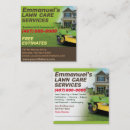 Search for lawn care business cards Mowing