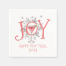 Search for new year napkins Joy