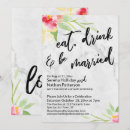 Search for eat drink and be married invitations Typography