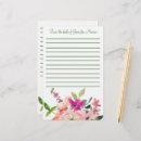Search for lined floral stationery paper Watercolor