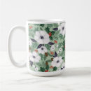 Search for white flower mugs Pattern