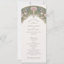 Search for traditional wedding programs Sage green