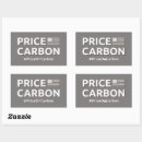 Search for carbon stickers Global warming