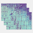 Search for purple and teal wrapping paper Vintage