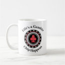 Search for poker chip mugs Black