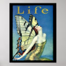 Search for butterfly woman art Vintage