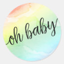 Search for rainbow envelope seals Rainbow baby shower