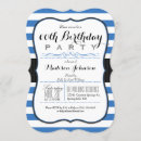 Search for blue 75th birthday invitations White
