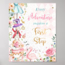 Search for vintage tea party posters Alice in onederland