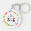 Search for i love mum key rings Flower