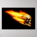 Search for flaming skull art Horror