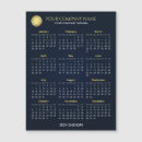 Search for business card calendars Simple