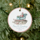 Search for santa on the beach christmas tree decorations Family