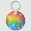 Search for rainbow stars key rings Cute