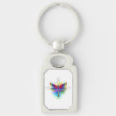 Search for multi colored rectangular key rings Colourful