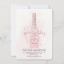 Search for pink champagne birthday invitations Pixdezines