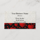 Search for valentines business cards Hearts