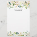 Search for elegant writing papers letterhead Floral
