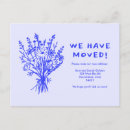 Search for moving announcement postcards Botanical
