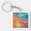 Search for abstract artist key rings Colourful