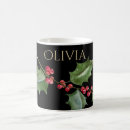 Search for red holly berries mugs Red and green
